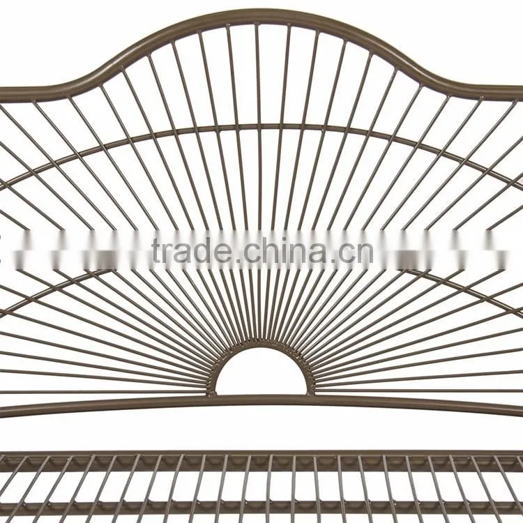 Best Choice Products Leisure Iron Modern Outdoor Patio 3 Seat Double Hanging Swing Chair