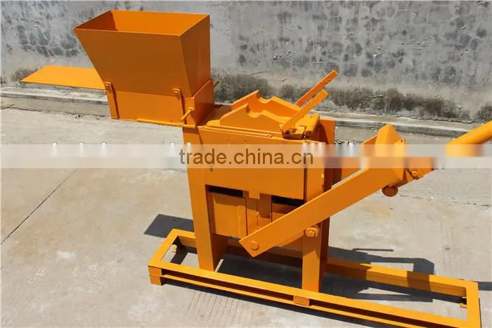 Manual Simple compressed hand power earth blocks machinery FL1-40