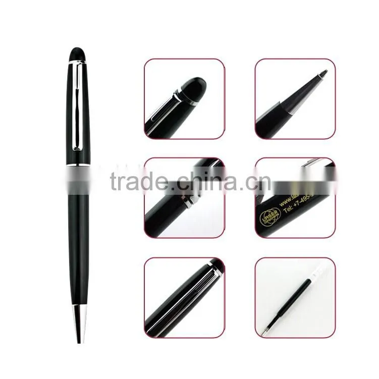 Colorful brand new notebook leather with ballpoint pen business gift set