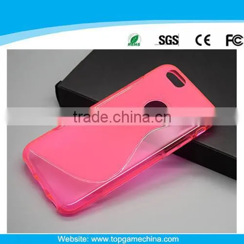 High Quality S Line TPU Case for iphone 6 mobile phone case