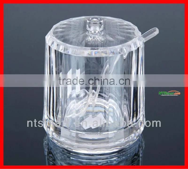 Acrylic Sauce Bottle, saucer