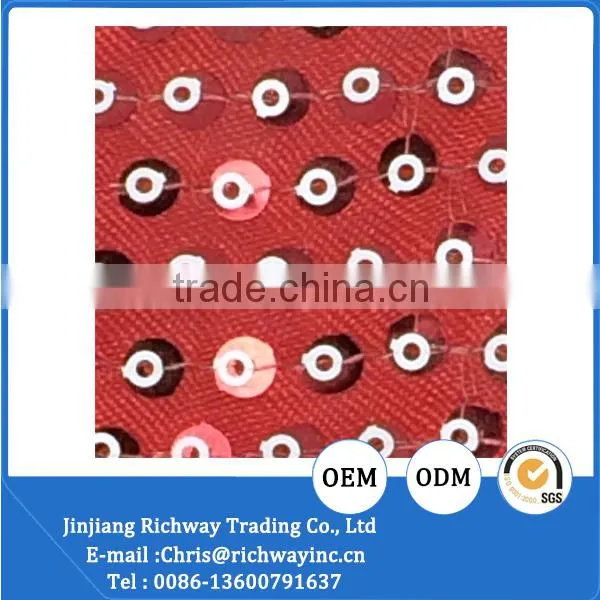 sequin embellished fabric for zapatos fabric