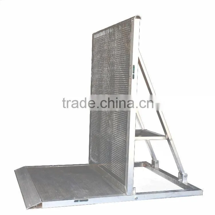 Top quality aluminum crowed barricade stage crowed barrier road barrier