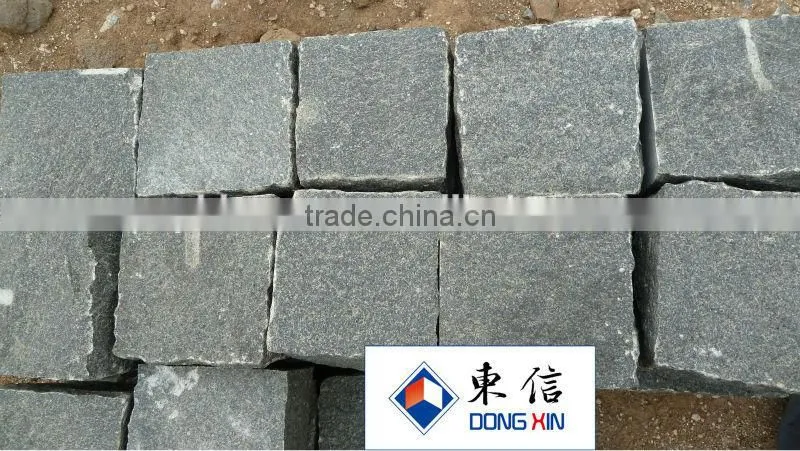 Tumbled Granite Cube Stone Paving