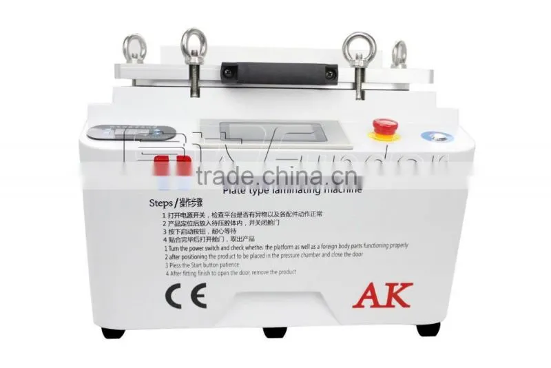 12inch Vacuum OCA lamination machine built in bubble remove lcd refurbish lcd repair mobile air bubble removing machine