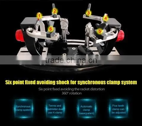 2016 Full-function Advanced electronic stringing machine with automatically rotating clamp D2128