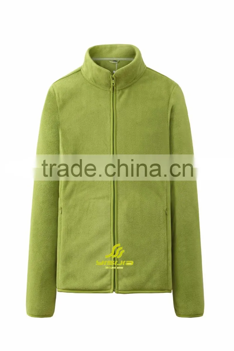 Female and male Outdoor wear custom brand fleece softshell jacket
