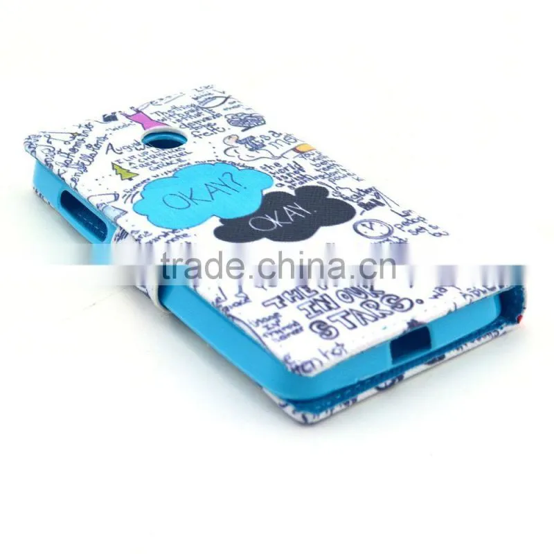 For Nokia Lumia 630 new leather flip wallet pouch case cover