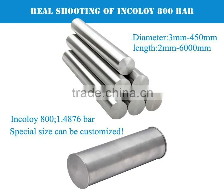 Incoloy 800/800H/800HT NO8800 1.4876 slotted angle bar
