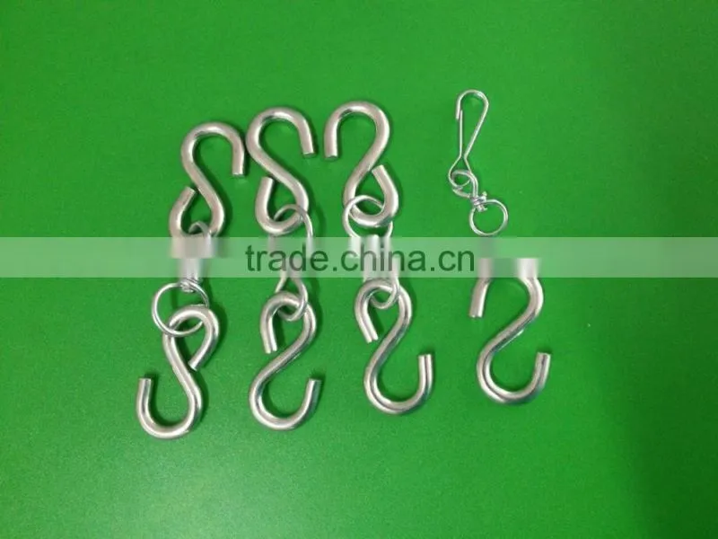 Steel Electric Galvanized 2pcs S Snap Hook Meat Hook Set Rigging Hardware in China