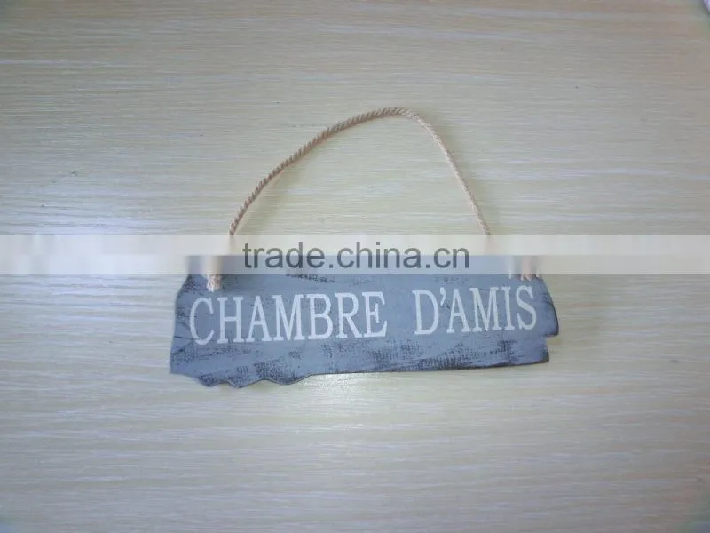 high quality solid wood vintage wooden signs brand floodwood double side wooden words sign