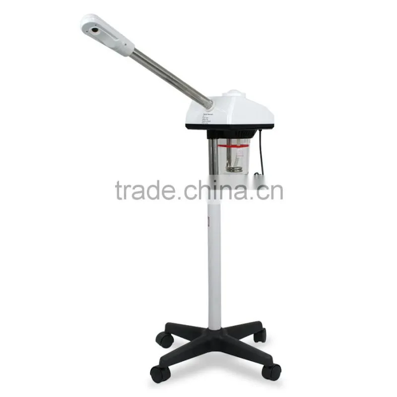 2 IN 1 Desktop LED Magnifier Lamp FACIAL FACE OZONE Hot Spray STEAMER Salon SPA