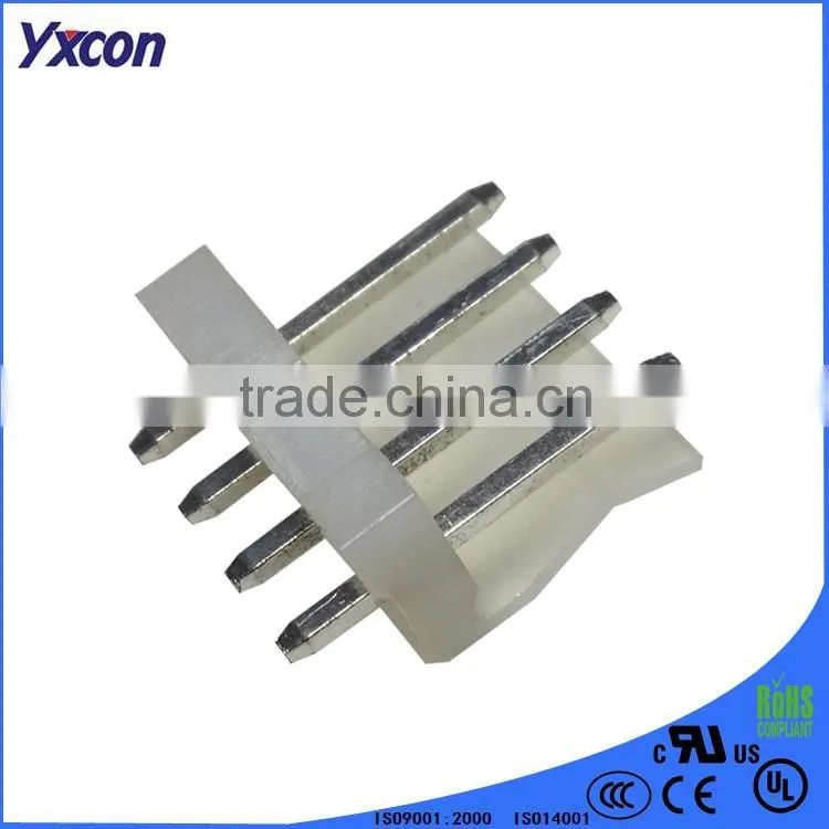 4 pin straight single row waved shape wafer connector