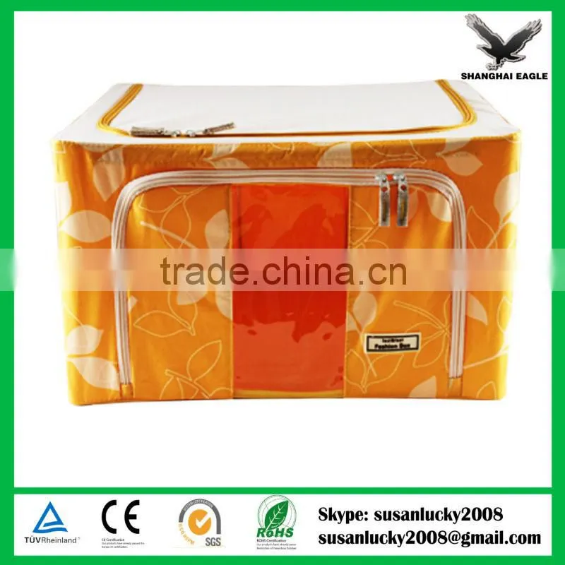 High Quality Folding Non-Woven Storage Closet Box with PVC Window (diectly from factory)