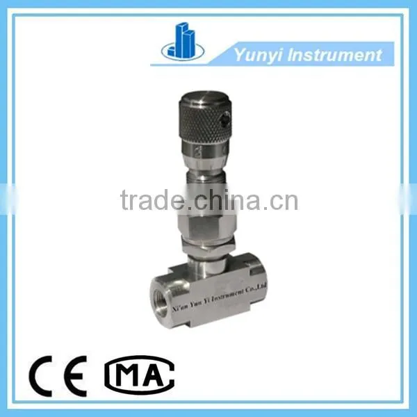 internal thread manual needle valve