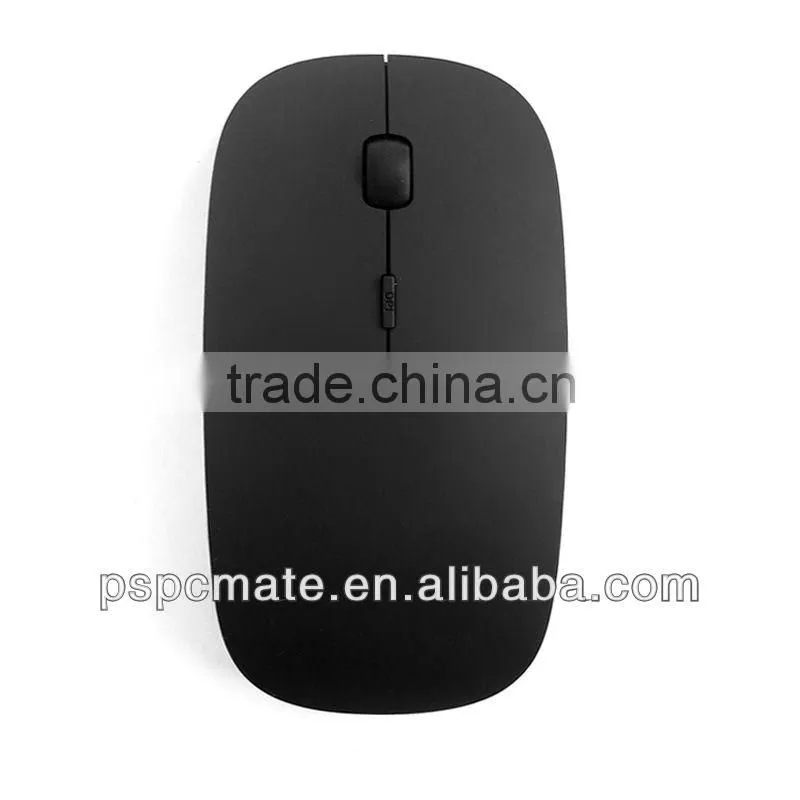 Factory flat design black computer 2.4G optical wireless webkey mouse