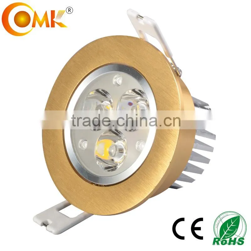 Modern home lighting 1w 9w bridgelux warm white led china ceiling lights