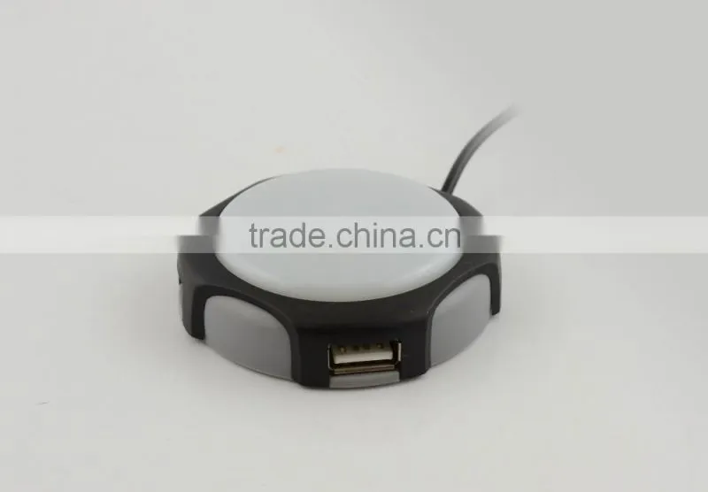 Creative Style USB2.0 Hub with 4 Ports Can Print Logo on Webkey Button as Promotional Gifts