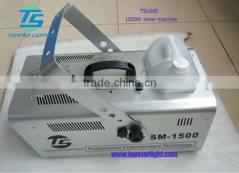 factory supply best warranty 1500W snow machine for sale