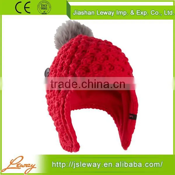 New design fashion knitted beanie cap