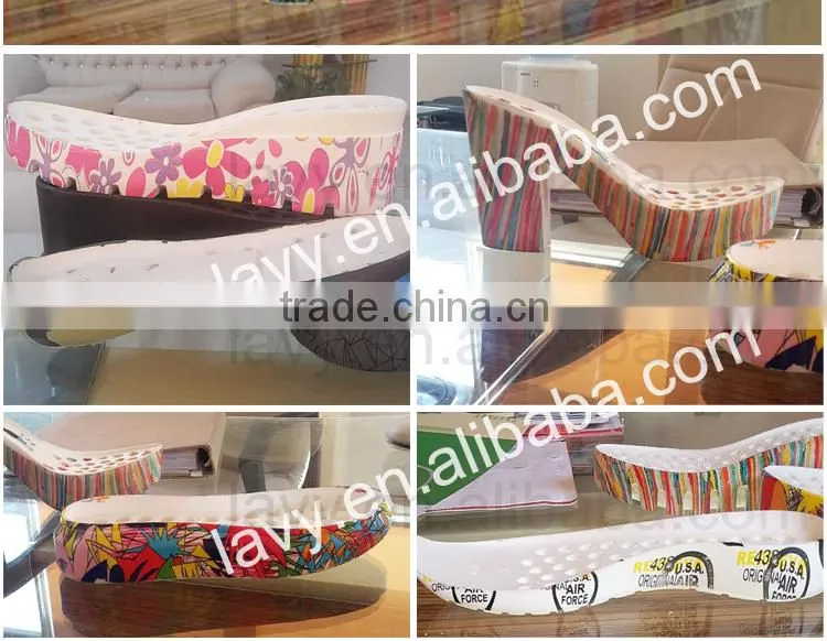 Lavy footwear plastic heat transfer film