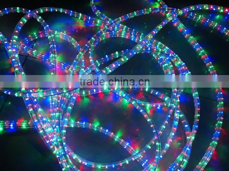 Dmx rgb rope light led 2 wire chrismas rope light