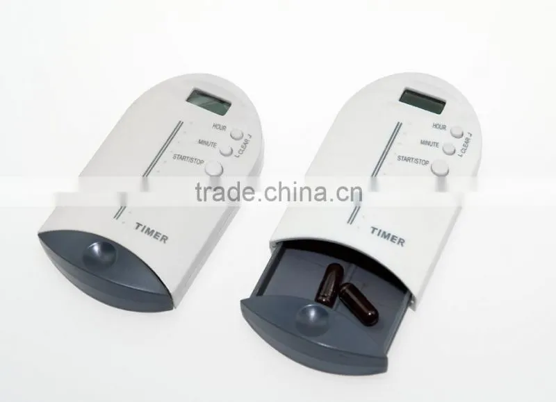 Digital pill box reminding timer capsule storage case timer 2015 new electrical Reminder pill box with alarm timer