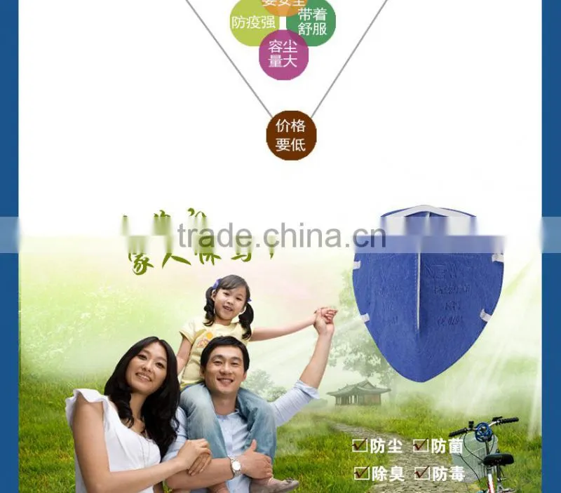 n95 gas mask fashion surgical mask pattern air purifying respirators disposable dust masks