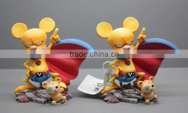 Collectible Plastic Cartoon Figurine Mouse
