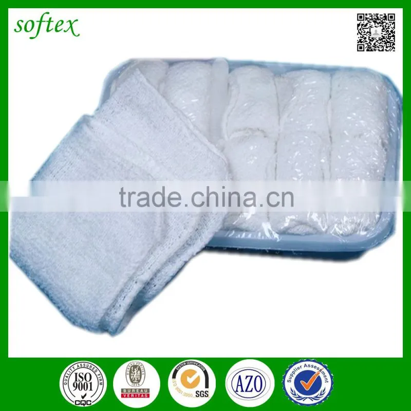 China Factory Supplied disposable white hot towel airplane