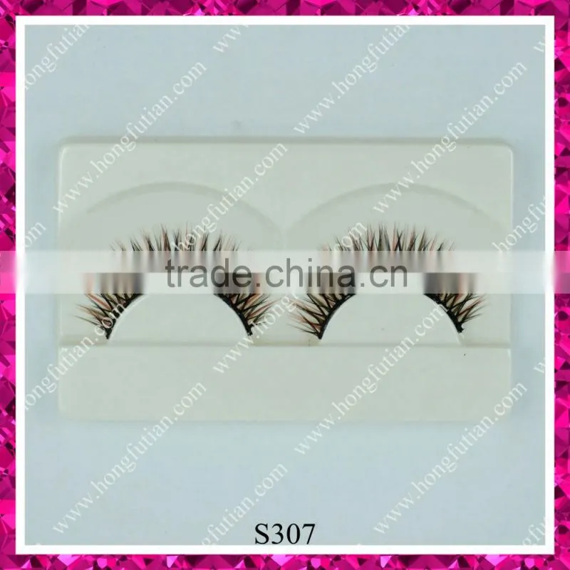 High quality synthetic hair eye lashes individual false eyelashes