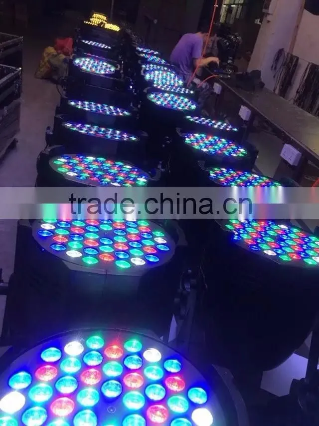 Cast Aluminium 54*3W RGBW Par Light Led