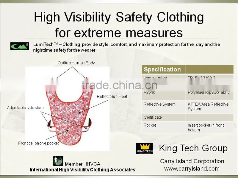 Reflective Safety Poncho