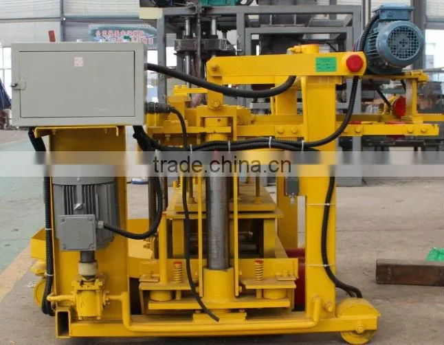 QT40-3A small manual block manufacturing machine