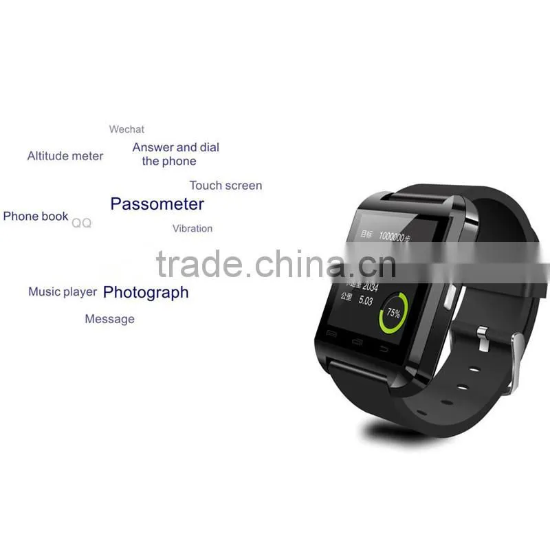 China Factory Supply - 2014 U Watch U8 cheap smart watch bluetooth phone