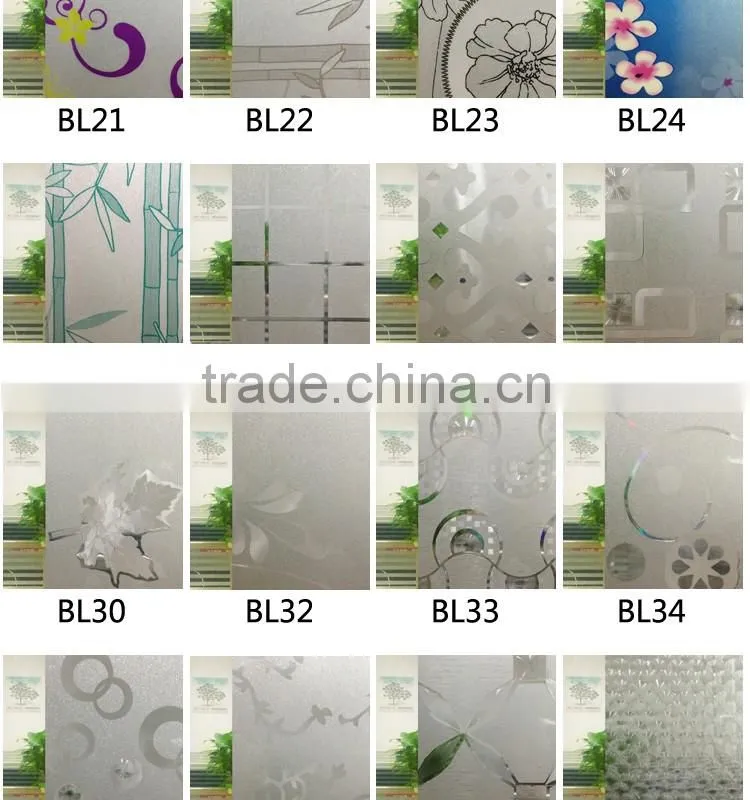 WB32 Smart Window Decoration Manufacturer PVC Static Glass Film