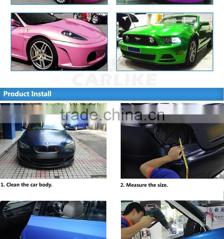 Hot Sell CARLIKE Brand Matt And Glossy Candy Car Wrap Film
