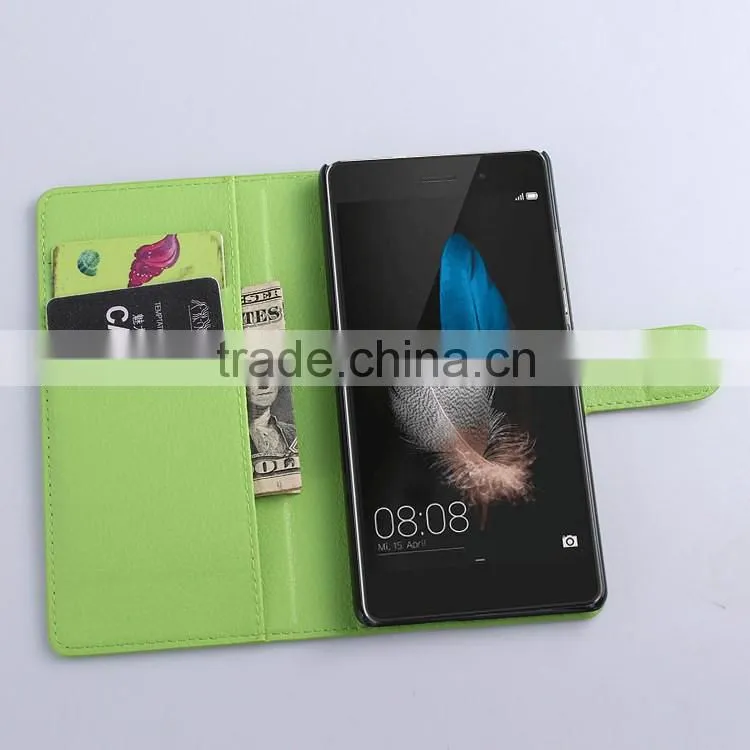Hot Selling Leather Mobile Phone Case For Huawei P8 Lite Leather Case