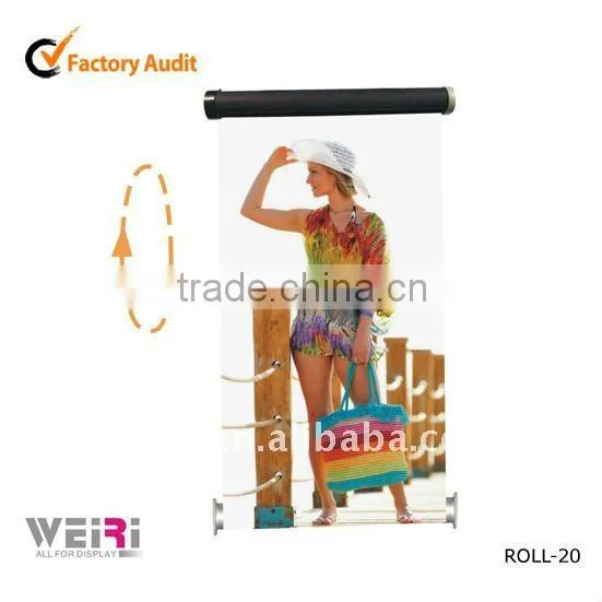 Hanging Type Electric Scrolling Roll Up Banner