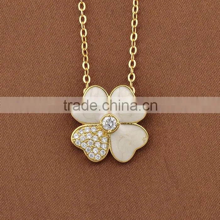 Best Selling Retail Items White Shell Enamel Jewelry Set