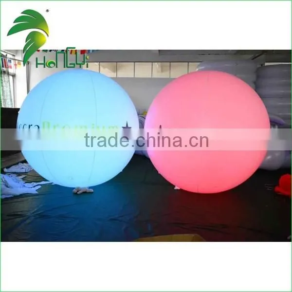Customized Logo Printing Inflatable lighting balloon with led light