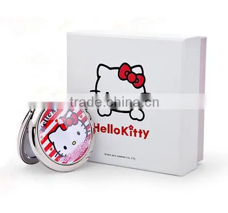 Hot sale promotional pocket mirror with logo laser engraved acrylic mirror