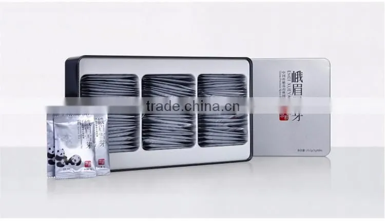 Savoring tea tin box gift packing vital green tea