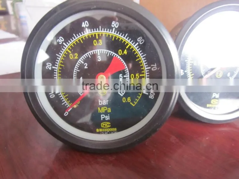 HOT!!! pressure gauge on test bench with pressure 0-6,0-1.6,0-0.6,0-0.16Mpa