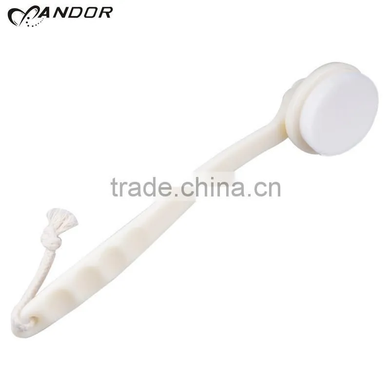 Happy shower feeling long handle detachable bath brush