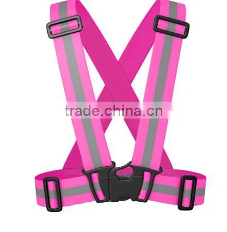 high visible elastic safety industrial safety belt with reflective tape