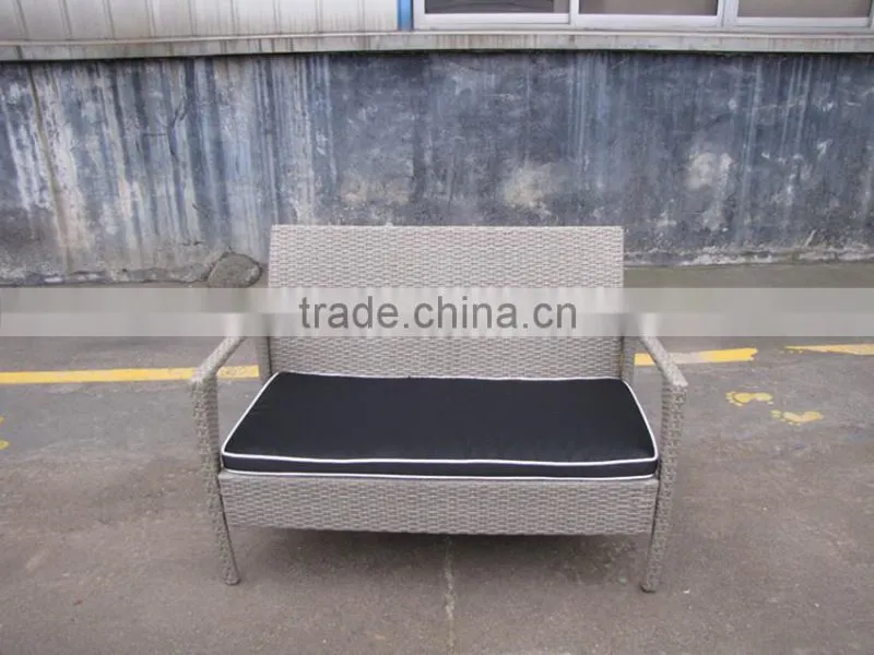 CLEAR ALUMINIUM WICKER GARDEN CHAIRS AND TABLES