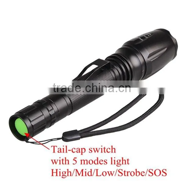 3000lm most powerful led flashlight 10w high power rechargeable powerful flashlight