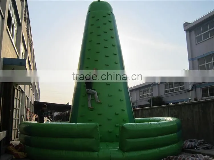 commercial grade inflatable rock climbing wall with high quality