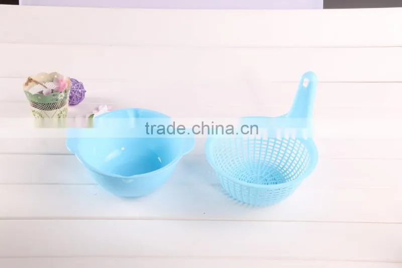 high grade suit of plastic storage and package collapsible colander bowl strainer